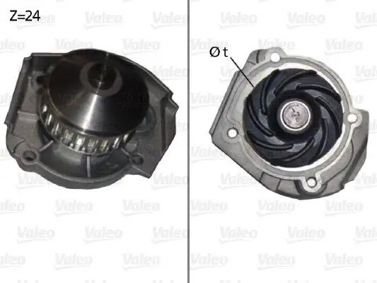 VALEO Fiat Punto, Siena, Panda, Palio, Doblo 1.2 Kapaksız Su Pompası