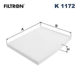 FILTRON Peugeot Bipper, Citroen Nemo, Fiat Doblo 1.4, Opel Corsa D/E, Alfa Romeo Mito Aktif Karbonlu Polen Filtresi 265×216×20 mm