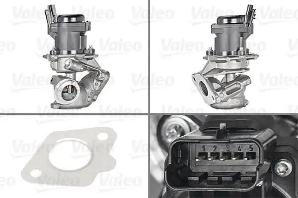 VALEO Peugeot 206, 207 ve Bipper 1.4 Hdi EGR Valfi 5 -Kutuplu