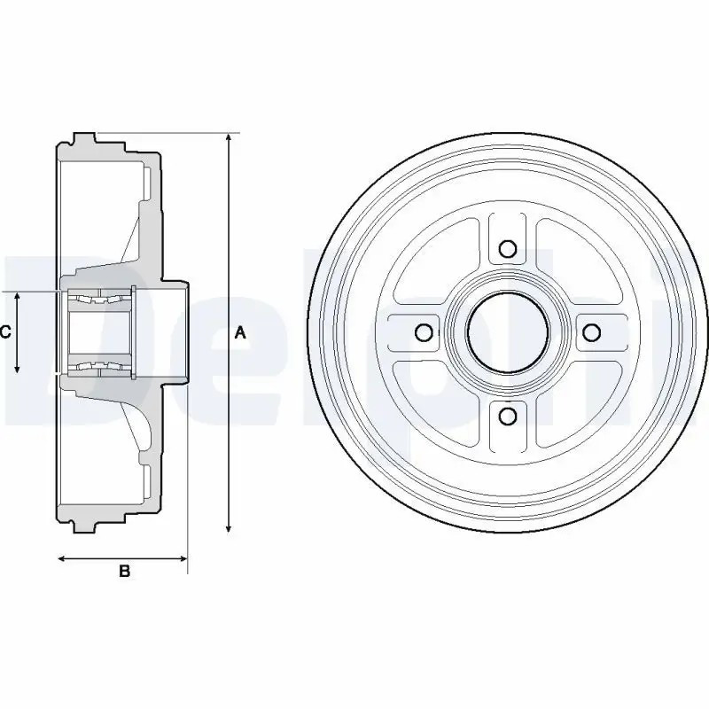 DELPHI Renault Clio 1.4, Modus 1.6 ve 1.4 Arka Fren Kampanası 237 mm