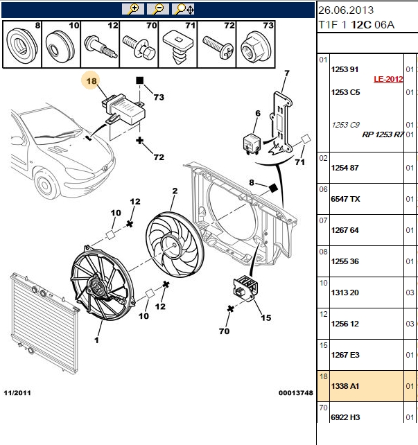 Frow Sıcaklık Sensörü Peugeot P106 P306 P405 Citroen XSara 1.4 1.6 XU7JP4 (Benzinli)