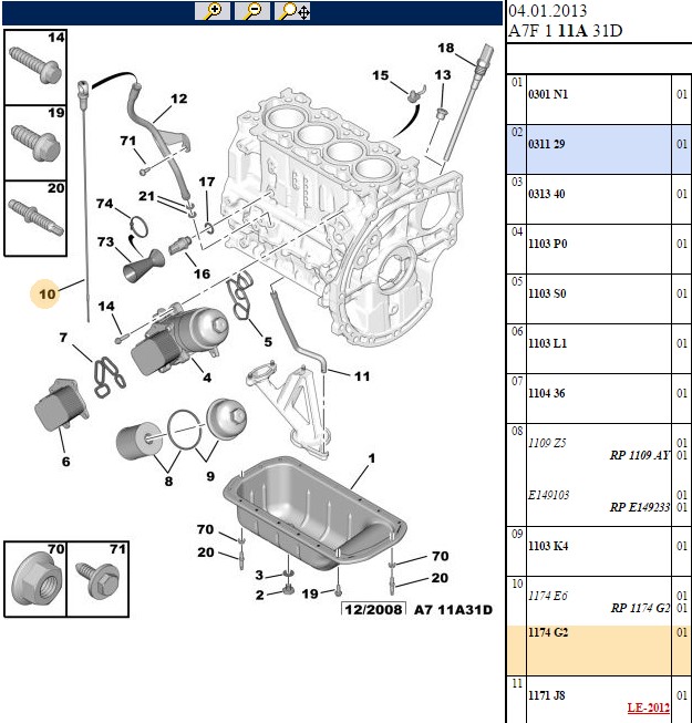 Bitapart Yağ Çubuğu (Peugeot 207, 308, 407, Partner, DV6)