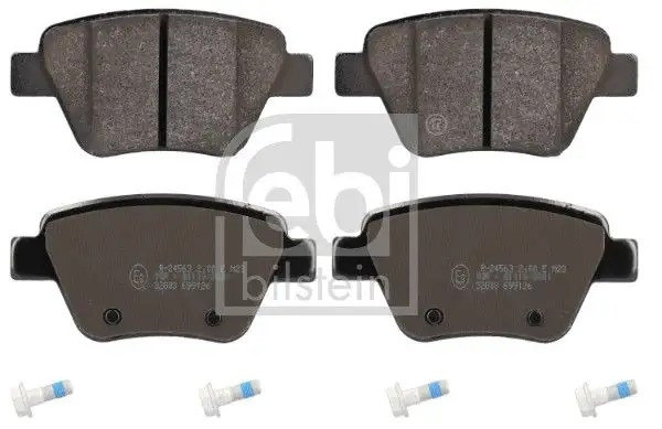 FEBI Audi A1, Seat Leon, Volkswagen Caddy III Arka Fren Balatası 109 mm
