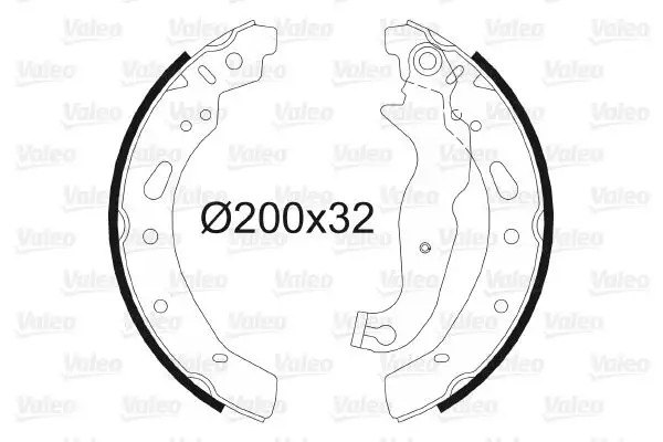 VALEO Mazda 2 1.3, 1.5, 1.4 CD, 1.6 CD Arka Fren Balatası