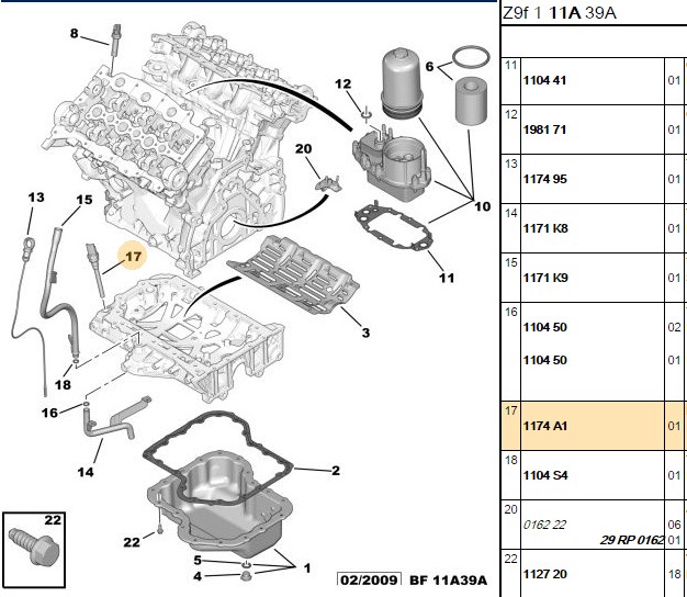 Valeo Yağ Seviye Müşürü C5 C6 407 2.7HCI DT20C