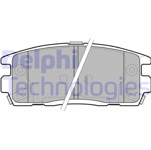 DELPHI Arka Fren Balatası (Opel Antara, Chevrolet Captiva, Equinox, Daewoo Winstorm)