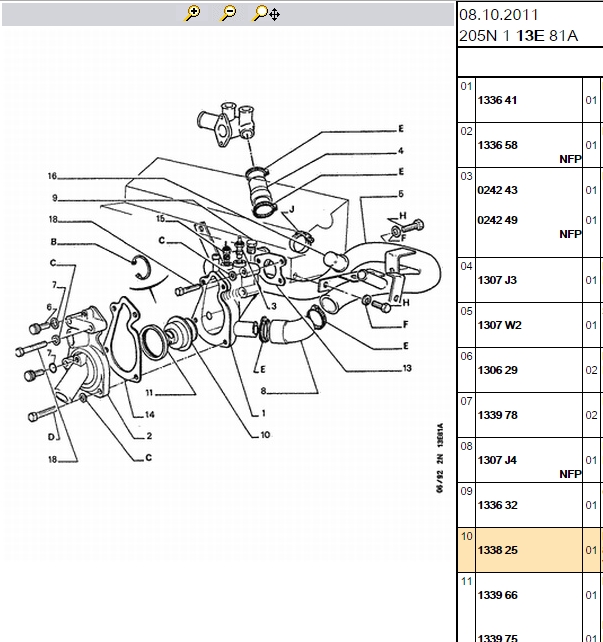 TERMOSTAT ASTRA-J INSIGNI-A  MOKKA  (TURBOLU) 1.4 12-   A14NET  A14LET