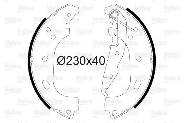 VALEO Opel Astra H ve Combo 1.7 Dti Arka Fren Balatası 40 mm