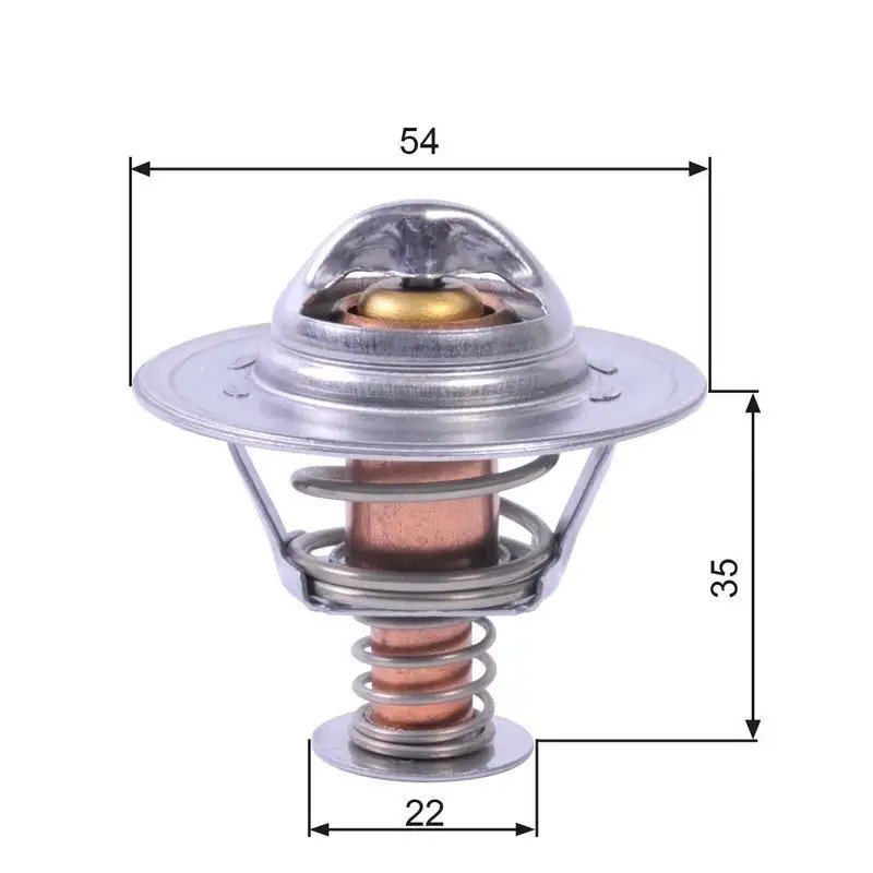 GATES Opel Corsa C, Astra G, Combo 1.7 Cdti Termostat 89 °C