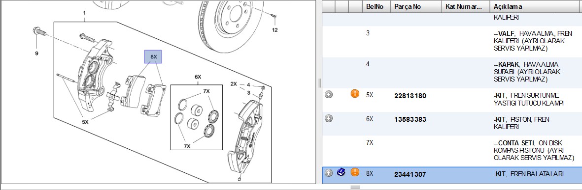 Delphi Fren Balatası Ön (Opel Insignia)