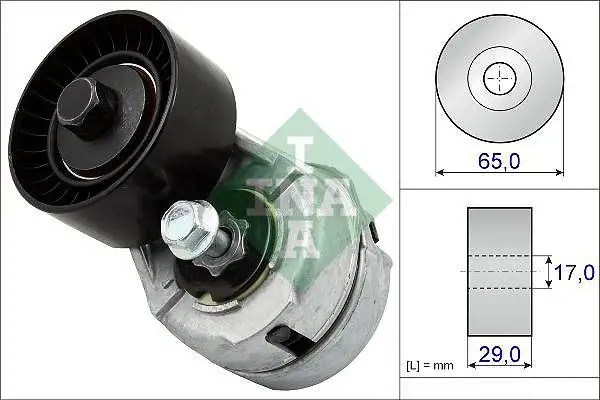 INA Alfa Romeo 156 ve 147 1.6-1.6 Alternatör Gergi Kütüğü 65 mm