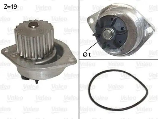 VALEO Citroen C3 1.6 EC5 TU5JP4, Peugeot 106 1.6 TU5J4 ve Peugeot 307 1.6 TU5JP4 Devirdaim Pompa