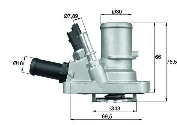 MAHLE Fiat Mito ve Palio 1.4 88 °C Termostat