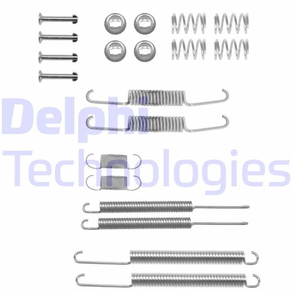 Delphi Fren Pabuç Montaj Takımı (Audi 80, 90, 100, Volkswagen Caddy, Caddy Pick-Up, Golf, Jetta)
