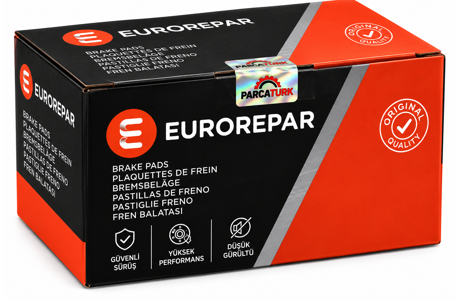 EUROREPAR Arka Fren Balatası (Skoda Octavia, Kampanalı)