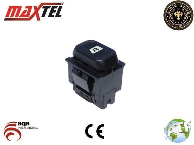 Ön Kapı Cam Açma Düğmesi (Sol) (Peugeot Partner, Xsara - 5 Fıslı)