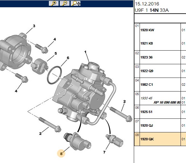 MAZOT POMPA MUSURU FIAT DUCATO CITROEN JUMPER PEUGEOT BOXER(120) FORD TRANSIT 06-22HDI TDCI