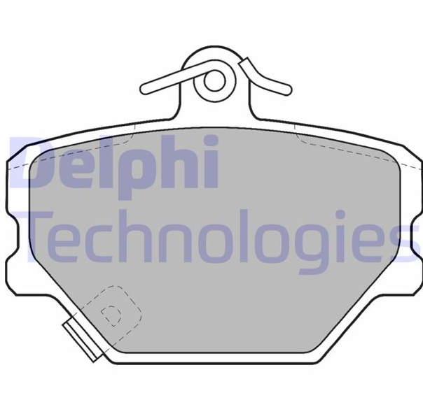 Delphi Fren Balatası Ön (City Coupe, Fortwo 99-)