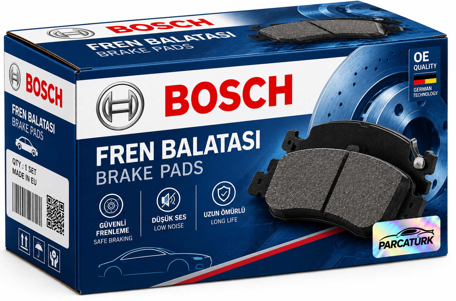 Bosch Fren Balatası Ön (Renault Clio IV 0.9 TCE)