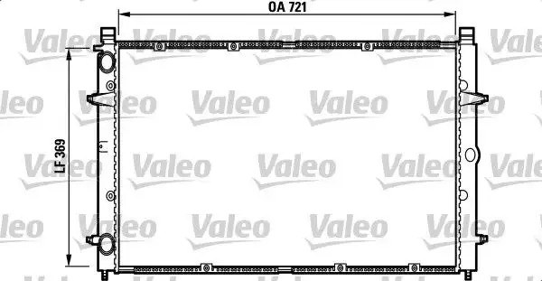 VALEO Volkswagen Transporter T4 2.5 Tdi Radyatör 720 mm