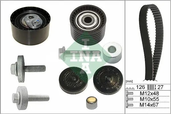INA Renault Laguna Megane 2.0 F4R Triger Seti 126