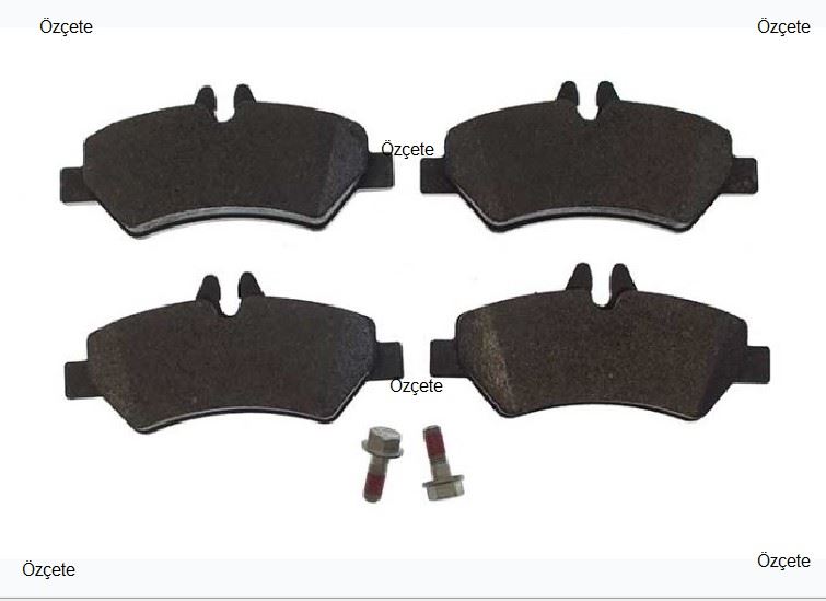 FROW Fren Balatası Arka 136 mm Volkswagen Crafter 06- (Kısa Kasa)