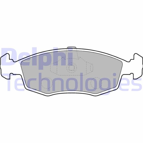 Delphi Ön Fren Balatası (Fiat Bravo, Fiat Marea, Fiat Punto, Alfa Romeo 156)