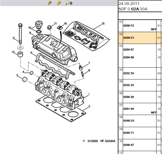 CORTECO Silindir Kapak Contası 84 mm 1,3 mm - Peugeot 306 1.8 için