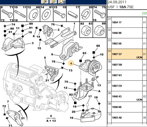 MEHA Motor Takozu Döküm Hariç Ducato Boxer Jumper 02-