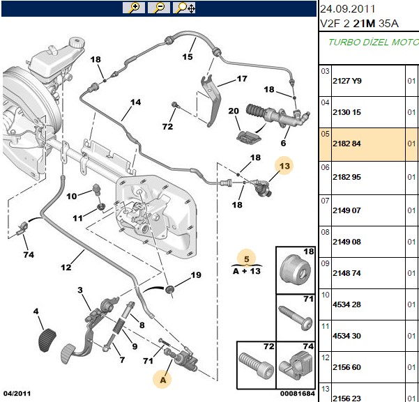 VALEO Debriyaj Üst Merkezi Jumpy Box 2.0 HDI 120