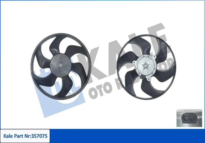KALE Renault Clio, Modus, Nissan Micra, Note Davlumbazlı 200W Fan Motoru 12V
