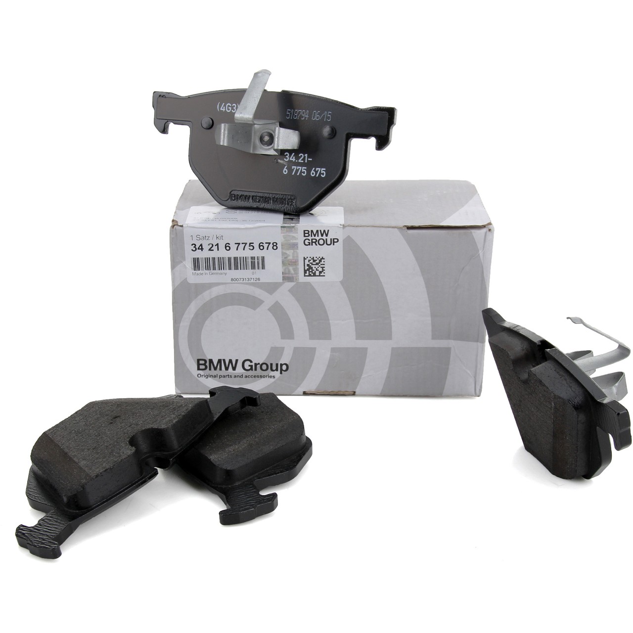 LPR BMW X5 30d ve X6 30d Arka Fren Balatası 122 mm