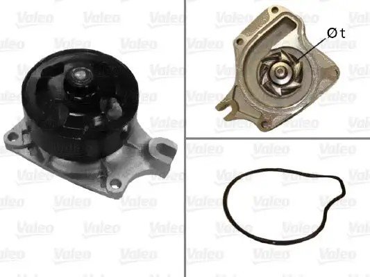 VALEO Mazda 2 1.3 / 1.5 / 1.6 Su Pompası