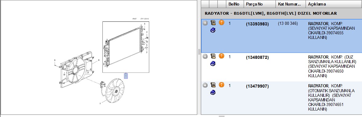 SU RADYATORU 680×388X26 OPEL ZAFIRA C (ENo:8MK376781274)