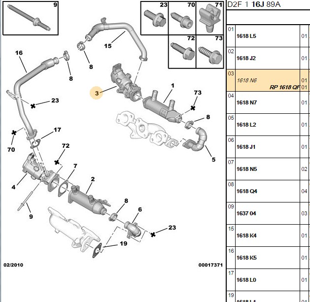 EGR Vanası (Peugeot P407, P607, Citroën C5 III, C6, Jaguar S-Type, XF, XJ, Land Rover Discovery III, Range Rover Sport)