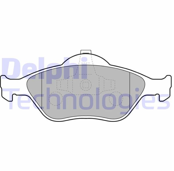 Delphi Fren Balatası Ön (Ford Fiesta IV, V)
