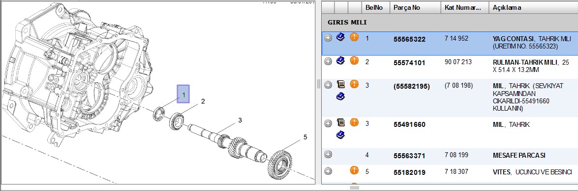 SKT Şanzıman Keçesi (Fiat Punto, Fiorino, Linea, Opel Astra, Corsa)