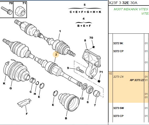 AKS SAG BOXER-JUMPER 18 KG 28D 0006- (DIS FREZE 35  IC FREZE 41  UZUNLUK 1080MM)