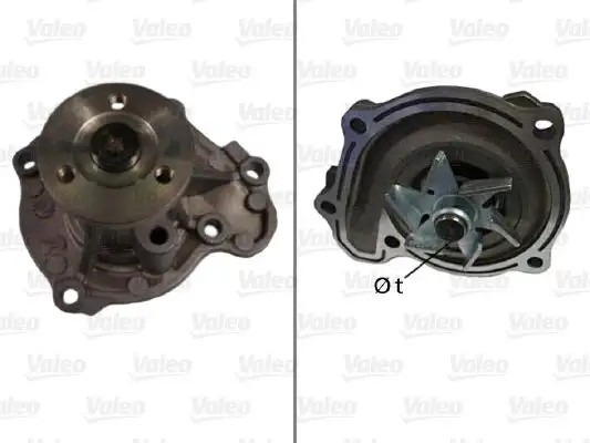VALEO Nissan Micra Renault Megane Clio 1.4 1.2 CR14DE Kapaksız Su Pompası