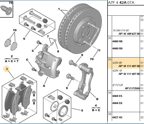 FEBI Peugeot 307 Citroen C4 Fiat Doblo 1.6 Hdi Ön Fren Balatası 136.7 mm