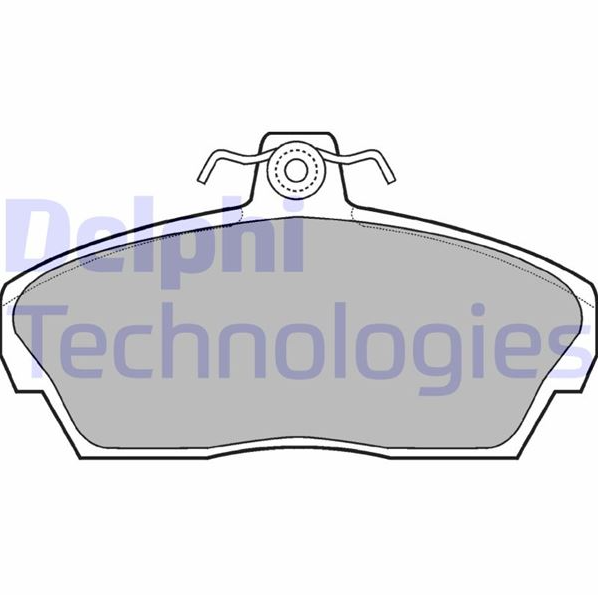 DELPHI Ön Fren Balatası 129 mm, Rover 200/400 (95-) ve Honda Civic (01-)