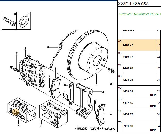 ON FREN KALIPIR TM TK 1400 BOXER