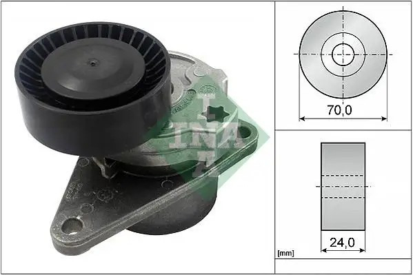 INA Volvo S60, S80 ve S40 2.0T Kutuklu Gergi Kütüğü 534010310