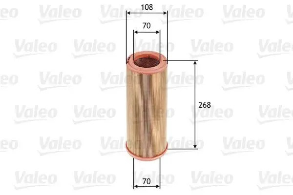 VALEO Fiat Doblo 1.9 ve 1.2 Hava Filtresi 270 mm