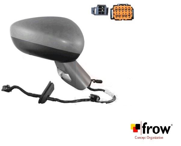 FROW Citroen C5 1.6 Hdi ve 2.0 Hdi Sağ Elektrikli Katlanır Astarlı Isıtmalı Sinyalli Dış Ayna