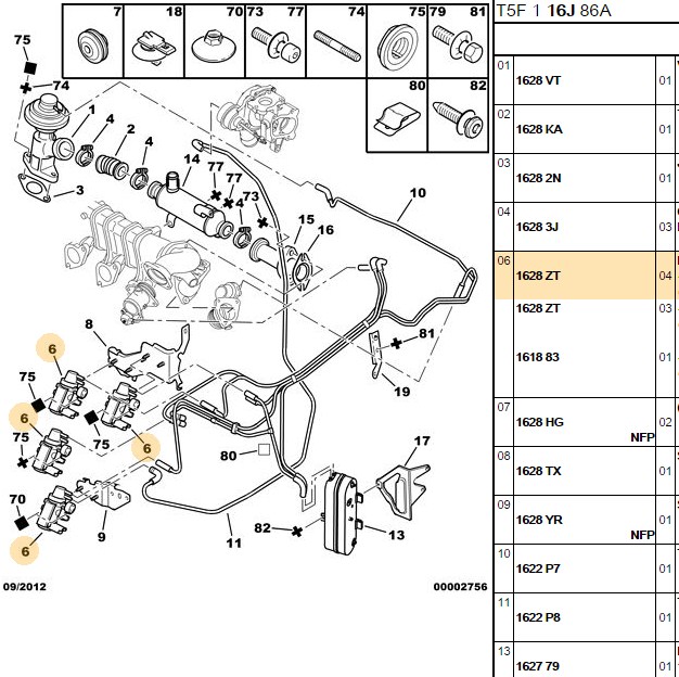 TURBO BASINC VALFI 206 306 307 1007 1.4 HDI  2.0 HDI 99- DV4TD DW10TD