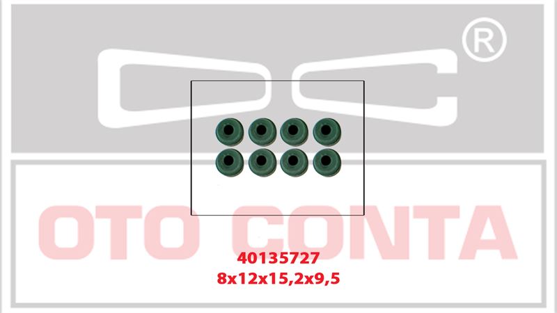 SUBAP KECESI TAKIM 8 ADET VITON 8×12X15.2X9.5 mm FORD CONNECT 1.8 TDI TD BHPA HCPA RWPA