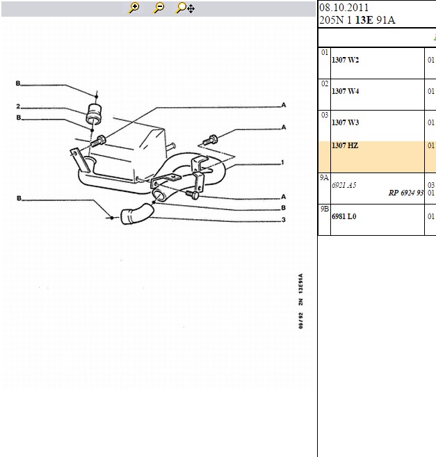 RADYATOR HORTUMU PARTNER (DJY (XUD9A) A9A (XUD7) 96-15