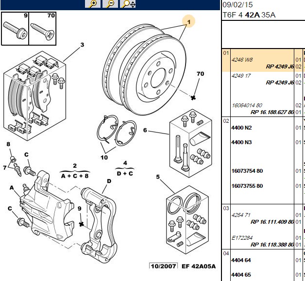 FREN DISKI ON 4D 283 mm PEUGEOT P307 PARTNER CITROEN BERLINGO C4 C5 DS3 DS4 00-