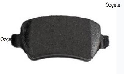 FROW Opel Astra G, Astra H, Corsa C, Combo C Arka Fren Balatası 95 mm